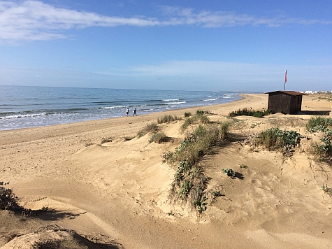 25 km of sandy beach close to the Golfvilla