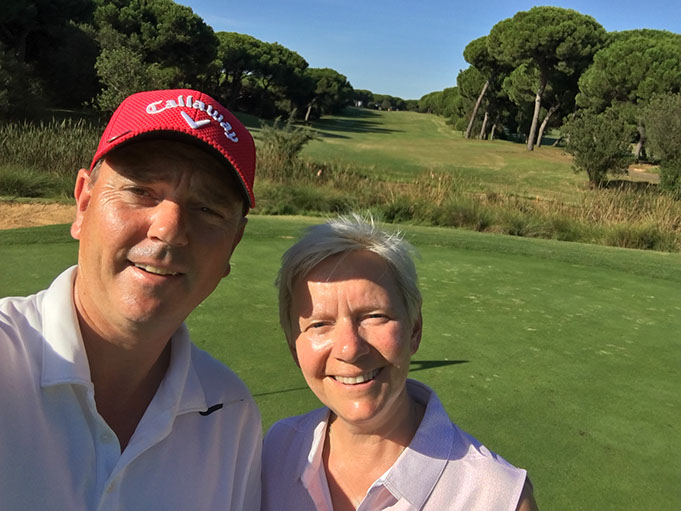 Blick auf den Yachthafen vom Strandwanderweg in El Portil