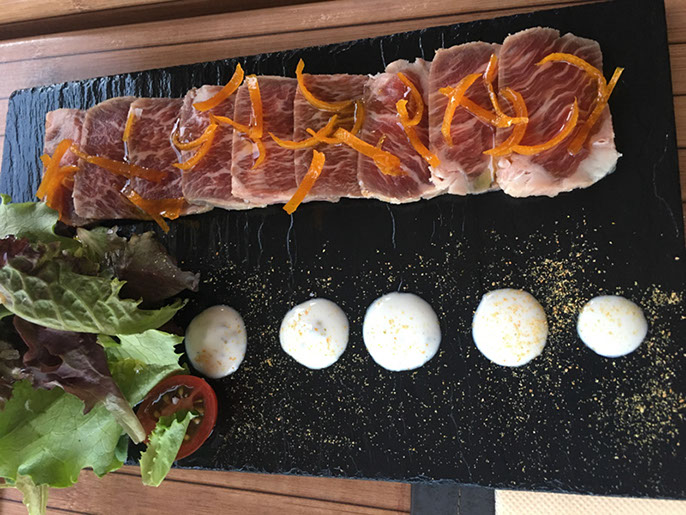 Restaurant "As de Oro" im Zentrum von El Portil Restaurant "As de Oro" im Zentrum von El Portil